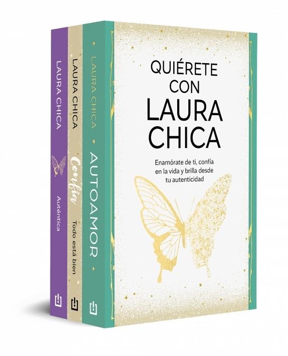 Pack Quiérete con Laura Chica (Contiene: Autoamor | Confía. Todo está bien | Aut | 9788466382618 | Chica, Laura | Librería Castillón - Comprar libros online Aragón, Barbastro