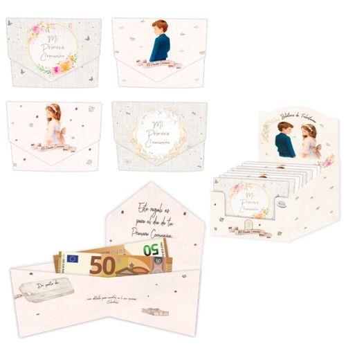 BILLETERO CIERRE COMUNION PLATA 48 UNIDADES - 4 MODELOS SURTIDOS | 8421363383036 | Librería Castillón - Comprar libros online Aragón, Barbastro