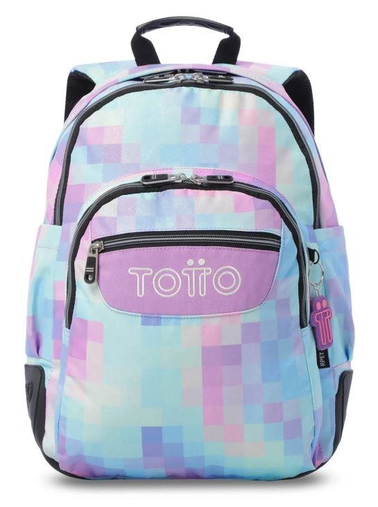 MOCHILA ACUARELES GLITTER TOTTO 3FW | 7704682206943 | Librería Castillón - Comprar libros online Aragón, Barbastro