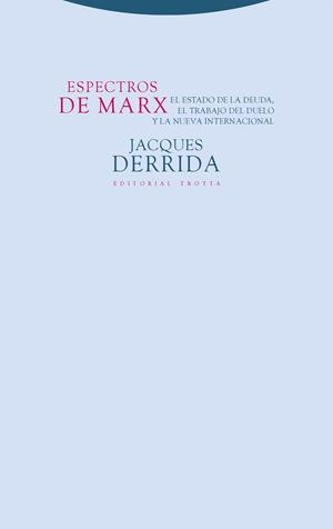 Espectros de Marx | 9788413643588 | Derrida, Jacques | Librería Castillón - Comprar libros online Aragón, Barbastro