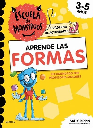 Escuela de Monstruos. Cuaderno de actividades - Aprende las FORMAS | 9791387724825 | Rippin, Sally | Librería Castillón - Comprar libros online Aragón, Barbastro