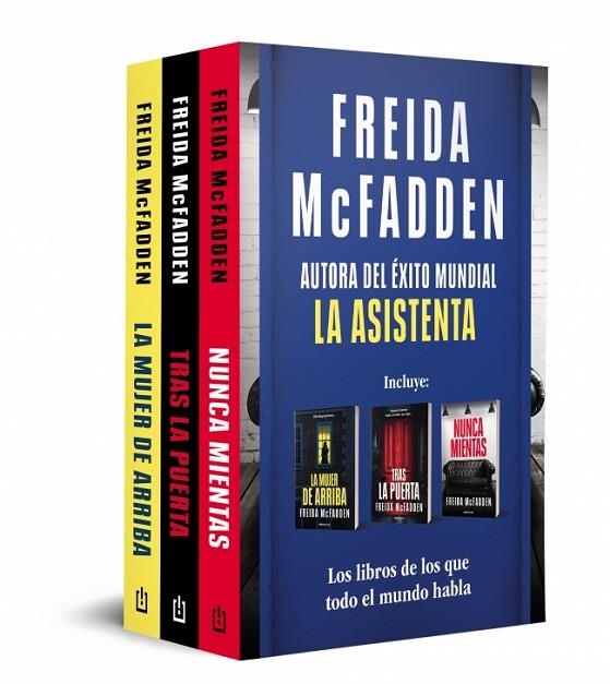 Pack Freida McFadden (contiene: La mujer de arriba | Tras la puerta | Nunca mientas) | 9788466392594 | McFadden, Freida | Librería Castillón - Comprar libros online Aragón, Barbastro