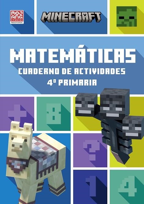 Minecraft oficial: cuaderno de actividades, Matemáticas 4.º primaria | 9788410645868 | Mojang AB | Librería Castillón - Comprar libros online Aragón, Barbastro
