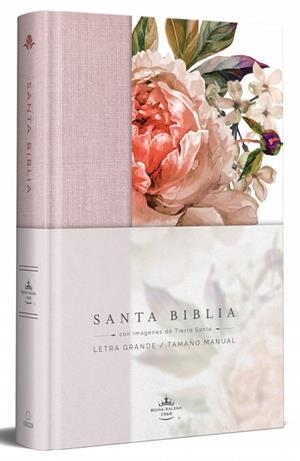 Biblia Reina Valera 1960 letra grande. Tapa Dura, Tela rosada con flores, tamaño | 9781644733875 | Reina Valera Revisada | Librería Castillón - Comprar libros online Aragón, Barbastro