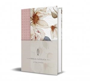 La Biblia Católica: Edición letra grande. Tapa dura, Tela rosada con flores | 9798890985309 | Biblia de América | Librería Castillón - Comprar libros online Aragón, Barbastro
