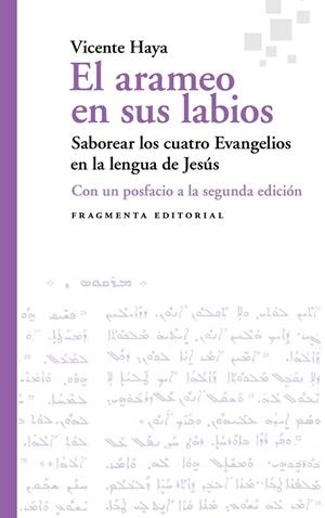 El arameo en sus labios | 9791387548308 | Haya, Vicente | Librería Castillón - Comprar libros online Aragón, Barbastro