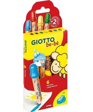 GIOTTO BE-BE SUPER LÁPICES 6UN. | 8000825048180 | Librería Castillón - Comprar libros online Aragón, Barbastro