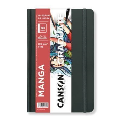 CUADERNO CANSON GRADUATE MANGA 200GR 14X21.6CM TAPA DURA NEGRA | 3148950079596 | Librería Castillón - Comprar libros online Aragón, Barbastro