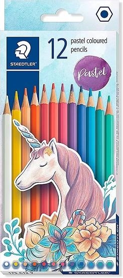 LÁPICES STAEDTLER 12 COLORES PASTEL | 4007817058527 | Librería Castillón - Comprar libros online Aragón, Barbastro