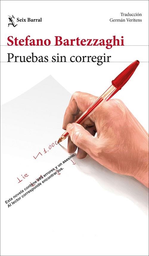 Pruebas sin corregir | 9788432250880 | Bartezzaghi, Stefano | Librería Castillón - Comprar libros online Aragón, Barbastro