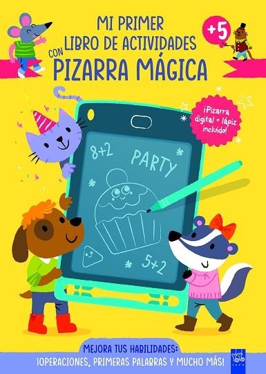 Mi primer libro de actividades con pizarra mágica. Amarillo | 9788408313571 | Yoyo | Librería Castillón - Comprar libros online Aragón, Barbastro