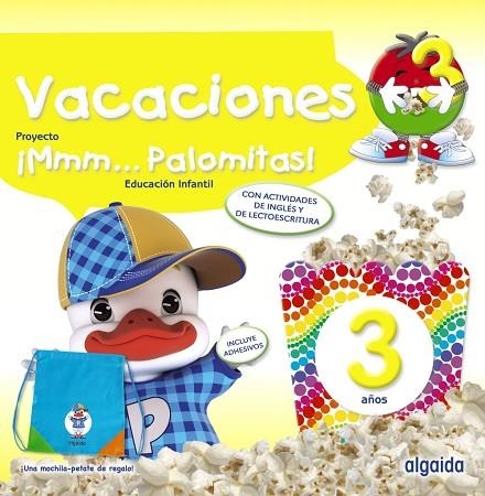 ¡Mmm... Palomitas! 3 años. Cuaderno de vacaciones | 9788491897514 | Campuzano Valiente, María Dolores | Librería Castillón - Comprar libros online Aragón, Barbastro