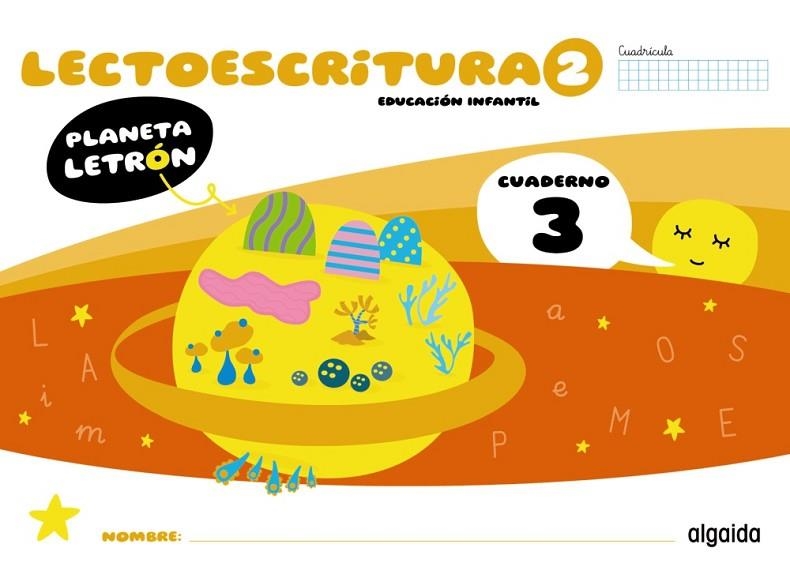 Planeta Letrón. Lectoescritura. Nivel 2. Cuaderno 3. Cuadrícula | 9788491899600 | Pino Mures, Francisca | Librería Castillón - Comprar libros online Aragón, Barbastro
