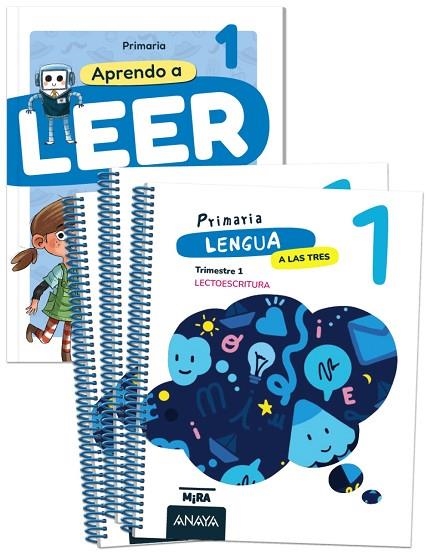 Lengua 1. A las tres. + Aprendo a leer con Detectives del recreo | 9788414345672 | Grupo Anaya | Librería Castillón - Comprar libros online Aragón, Barbastro