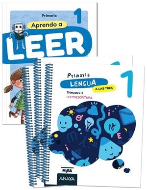 Lengua 1. A las tres. + Aprendo a leer con Detectives del recreo | 9788414345672 | Grupo Anaya | Librería Castillón - Comprar libros online Aragón, Barbastro