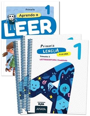 Lengua 1. A la una. Cuadrícula. + Aprendo a leer con Detectives del recreo | 9788414345788 | Grupo Anaya | Librería Castillón - Comprar libros online Aragón, Barbastro