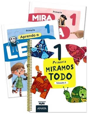 Miramos todo 1. Primer trimestre. + Aprendo a leer con Detectives del recreo + Mira, toca, siente... las mates 1 | 9788414354537 | Grupo Anaya | Librería Castillón - Comprar libros online Aragón, Barbastro