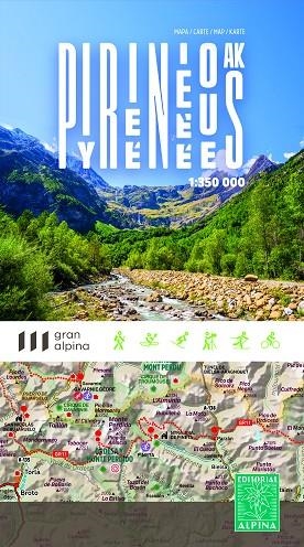 MAPA PIRINEUS 1:400.000 | 9788470112256 | Librería Castillón - Comprar libros online Aragón, Barbastro