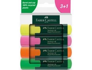 FABER CASTELL ESTUCHE 3+1 MARCADOR TEXTLINER 48 COLORES SURTIDOS | 4005402548446 | Librería Castillón - Comprar libros online Aragón, Barbastro