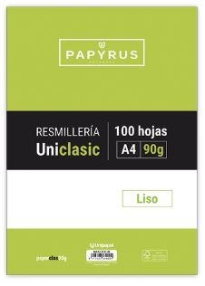 PAPEL A4 80GR 100H LISO S/M PAPYRUS UNICLAS | 8413623339204 | Librería Castillón - Comprar libros online Aragón, Barbastro