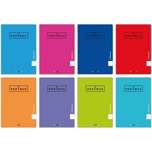 LIBRETA GRAPADA A4 TAPA PLASTICO PAPYRUS 48H 90GR PAUTA 3.5MM (COLORES SURTIDOS) | 8413623903535 | Librería Castillón - Comprar libros online Aragón, Barbastro