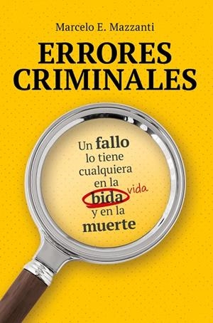 Errores criminales | 9791388042348 | Mazzanti, Marcelo | Librería Castillón - Comprar libros online Aragón, Barbastro