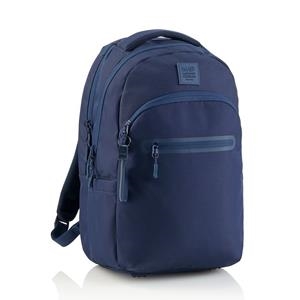 MOCHILA TRIPLE OSLO RECICLADA RAW MARINO | 8422593198650 | Librería Castillón - Comprar libros online Aragón, Barbastro