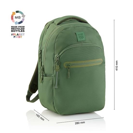 MOCHILA TRIPLE OSLO RECICLADA RAW VERDE | 8422593198667 | Librería Castillón - Comprar libros online Aragón, Barbastro