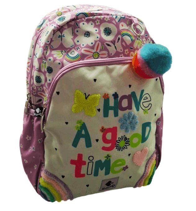 MOCHILA ESCOLAR MEDIANA HAVE A GOOD TIME | 8446267412200 | Librería Castillón - Comprar libros online Aragón, Barbastro