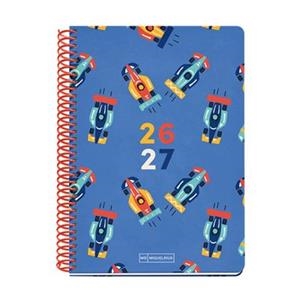 AGENDA ESCOLAR 2026/27 MIQUELRIUS  PLUS COLLEGE  CARS A5 SEMANA VISTA | 8422593210338 | Librería Castillón - Comprar libros online Aragón, Barbastro
