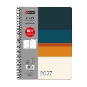 AGENDA ESCOLAR 2026/27 MIQUELRIUS PLUS Vista Sunset 18 MESES  A5 SEMANA VISTA | 8422593346143 | Librería Castillón - Comprar libros online Aragón, Barbastro