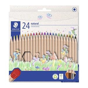LAPICES COLOR STAEDTLER NATURAL CAJA 24 COLORES | 9310277251106 | Librería Castillón - Comprar libros online Aragón, Barbastro