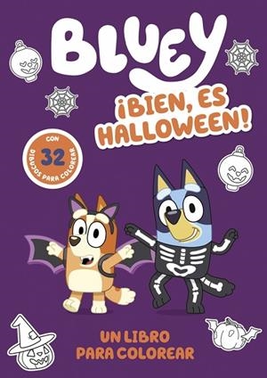 Bluey. Actividades - ¡Bien, es Halloween! Un libro para colorear terroríficamente divertido | 9788448874773 | Bluey | Librería Castillón - Comprar libros online Aragón, Barbastro