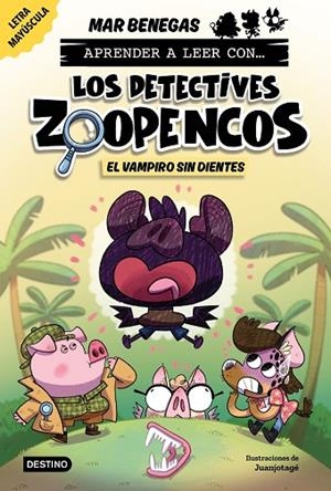 Aprender a leer con... Los Detectives Zoopencos 12. El vampiro sin dientes | 9788408324386 | Benegas, Mar | Librería Castillón - Comprar libros online Aragón, Barbastro