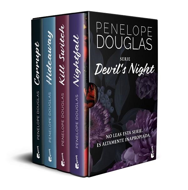 Estuche Devil's night (Corrupt, Hideaway, Kill Switch y Nightfall) | 9788408326113 | Douglas, Penelope | Librería Castillón - Comprar libros online Aragón, Barbastro