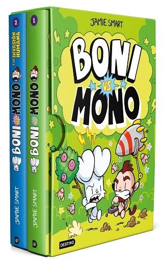 Estuche Boni vs. Mono 1-2 | 9788408327219 | Smart, Jamie | Librería Castillón - Comprar libros online Aragón, Barbastro