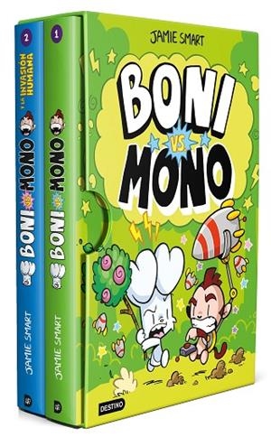 Estuche Boni vs. Mono 1-2 | 9788408327219 | Smart, Jamie | Librería Castillón - Comprar libros online Aragón, Barbastro