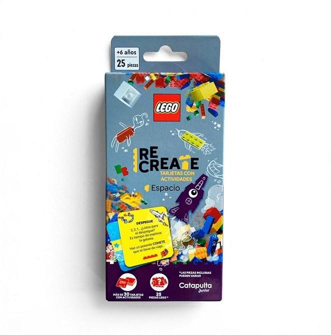 Lego Recreate espacio construcción tarjetas con actividades espacio | 9788419987556 | AA.VV | Librería Castillón - Comprar libros online Aragón, Barbastro