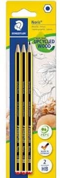 Lápices de grafito Staedtler Noris nº 2 HB blíster de 3 | 4007817120316 | Librería Castillón - Comprar libros online Aragón, Barbastro