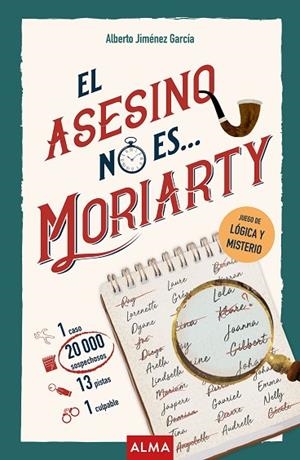 El asesino NO es Moriarty | 9791388389023 | Alberto Jiménez | Librería Castillón - Comprar libros online Aragón, Barbastro