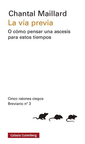 La vía previa | 9791388019968 | Maillard, Chantal | Librería Castillón - Comprar libros online Aragón, Barbastro