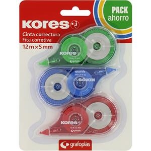 BLISTER 3 CORRECTOR CINTA 5MMX12M | 8413623234363 | Librería Castillón - Comprar libros online Aragón, Barbastro