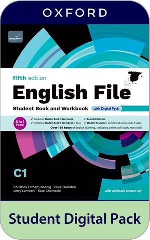 English File 5th Edition C1. Student's Book and Workbook and digital with Key Pa | 9780194147224 | Latham-Koenig, Christina/Oxenden, Clive/Lambert, Jerry/Chomacki, Kate | Librería Castillón - Comprar libros online Aragón, Barbastro