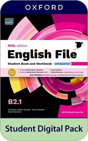English File 5th Edition B2.1. Student's Book and Workbook and digital with Key | 9780194143097 | Latham-Koenig, Christina/Oxenden, Clive/Chomacki, Kate | Librería Castillón - Comprar libros online Aragón, Barbastro
