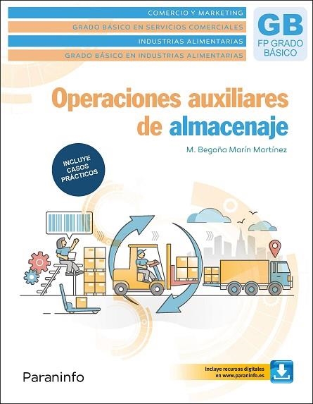 Operaciones auxiliares de almacenaje  2023 | 9788413665320 | MARIN MARTINEZ, Mª BEGOÑA | Librería Castillón - Comprar libros online Aragón, Barbastro