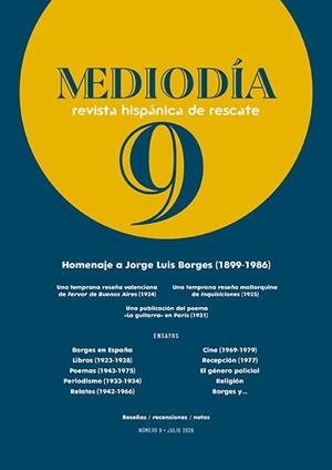 Mediodía. Revista hispánica de rescate. 9 | 9791388381300 | Librería Castillón - Comprar libros online Aragón, Barbastro