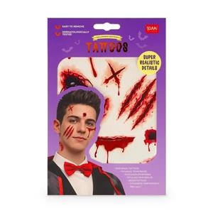 Tatuajes temporales Legami Creepy Tattoos – Scar | 8052694143190 | Librería Castillón - Comprar libros online Aragón, Barbastro