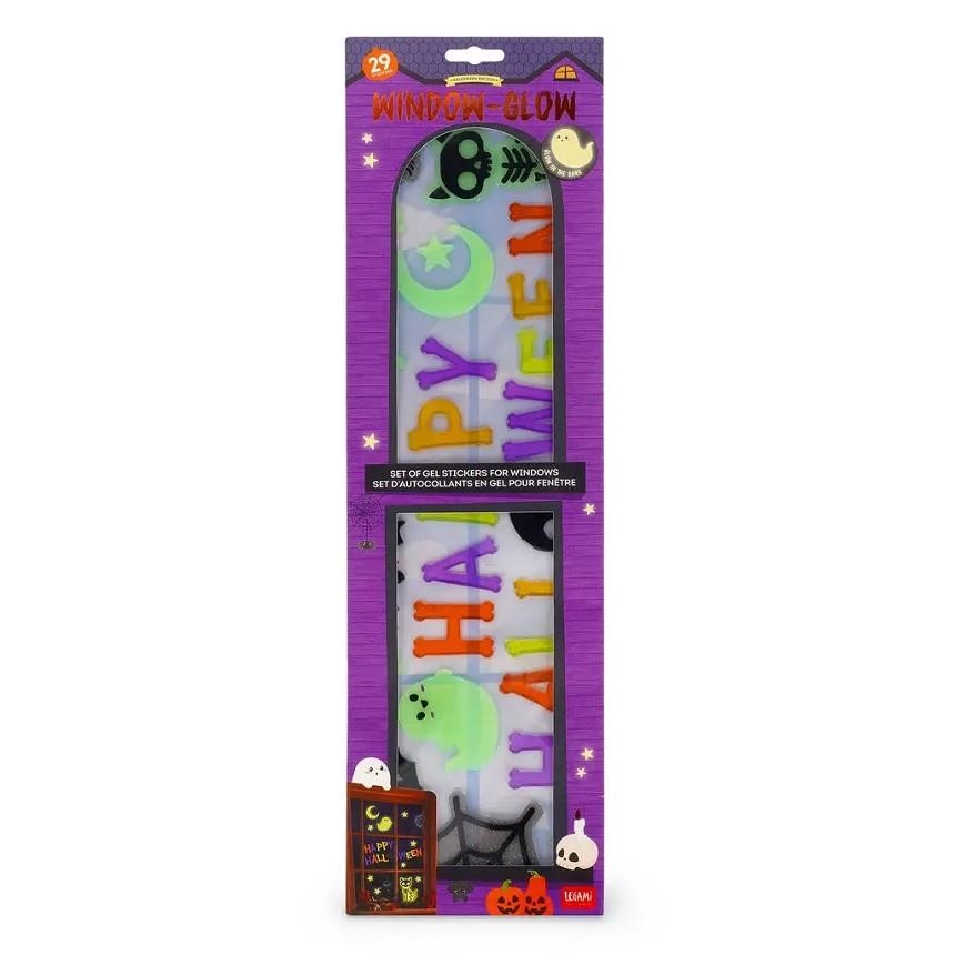 Stickers de gel para ventana Legami Window-Glow – Happy Halloween | 8052694147648 | Librería Castillón - Comprar libros online Aragón, Barbastro