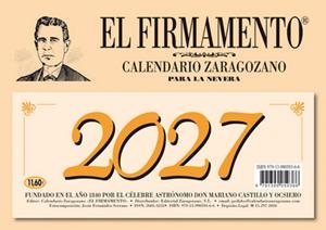 Calendario El Firmamento nevera 2027 | 9791399059366 | Castillo y Ocsiero, Mariano | Librería Castillón - Comprar libros online Aragón, Barbastro