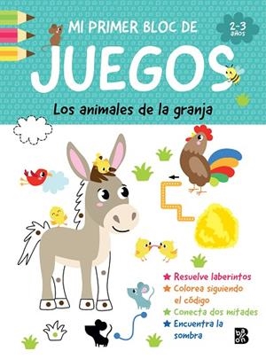 MI PRIMER BLOC DE JUEGOS - ANIMALES DE LA GRANJA | 9789403247366 | BALLON | Librería Castillón - Comprar libros online Aragón, Barbastro